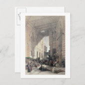 Bazaar van de zijderupsentelers in Caïro uit "Egyp Briefkaart (Voorkant / Achterkant)