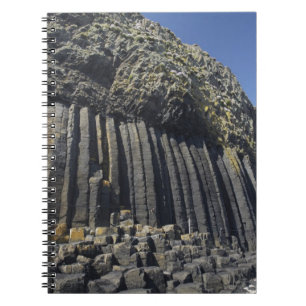 Bazaltkolommen bij Fingal's Cave, Staffa, voor de  Notitieboek