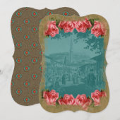 Bazar Cyan - Carte d'invitation (Devant / Derrière)