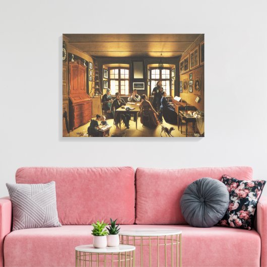 Bazel - concert van Sebastian Gutzwiller Canvas Afdruk (Insitu (Woonkamer))