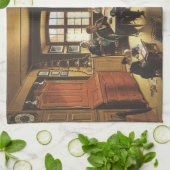 Bazel - concert van Sebastian Gutzwiller Theedoek (Gevouwen)