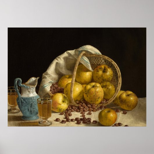 Bazel of Fruit, 1857, van John Francis Poster (Voorkant)
