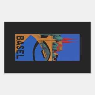 Bazel Rechthoekige Sticker