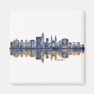 Bazel Skyline Magneet