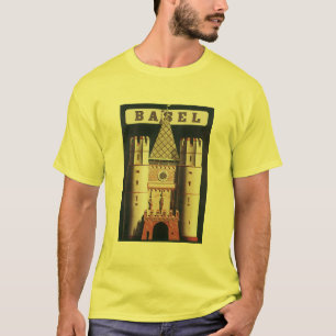 Bazel Vintage Travel Poster T-shirt
