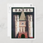  Bazel Zwitserland Briefkaart (Voorkant / Achterkant)