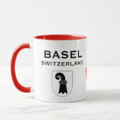 Bazel Zwitserland Crest Coffee Mok (Links)