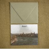 Bazel, Zwitserland Europe City Panorama Uitzicht Briefkaart