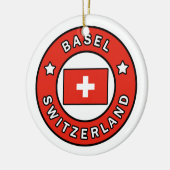 Bazel Zwitserland Keramisch Ornament (Links)