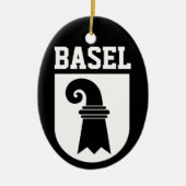 Bazel, Zwitserland Keramisch Ornament (Voorkant)