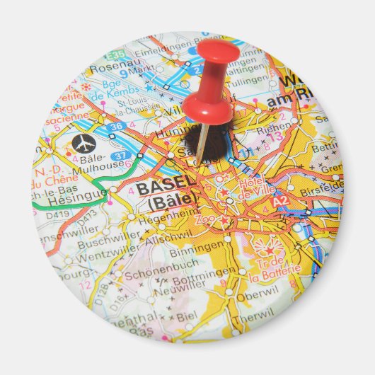 Bazel, Zwitserland Magneet (Voorkant)