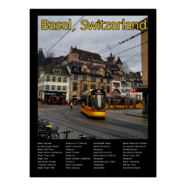 Bazel, Zwitserland Perfect Poster
