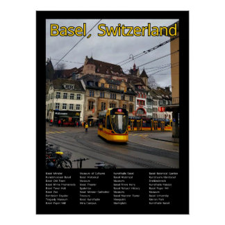 Bazel, Zwitserland Perfect Poster