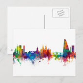 Bazel Zwitserland Skyline Briefkaart (Voorkant / Achterkant)