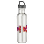 Bazel Zwitserland Skyline Waterfles (Achterkant)