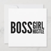 Bazenmeisje hard werken, bazenmeisjes empowerment kaart (Achterkant)