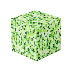 Bazentegels, Groene Mozaïektegels, Geometrisch Pat Kubus