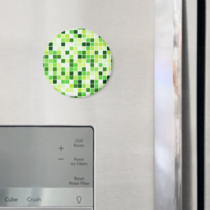 Bazentegels, Groene Mozaïektegels, Geometrisch Pat Magneet
