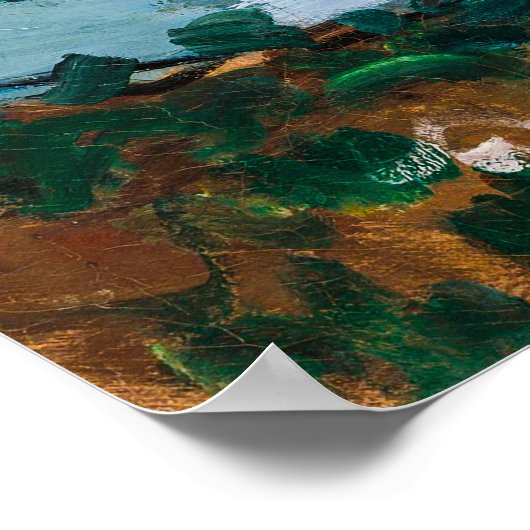 Bazille en Camille door Claude Monet Poster (Hoek)