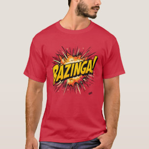 Bazinga! T-Shirt Geek Rétro de Style BD