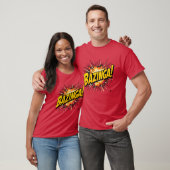 Bazinga! T-Shirt Geek Rétro de Style BD (Unisexe)