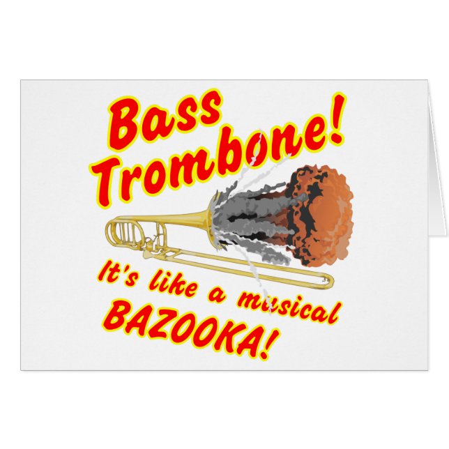 Bazooka bas de musical de trombone (Devant horizontal)
