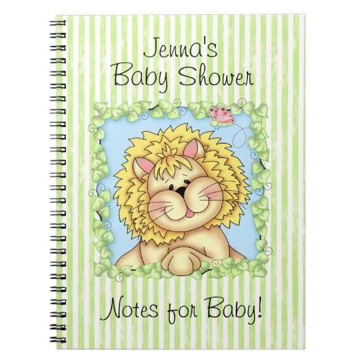 BaZooples Baby shower Journal Notitieboek (Voorkant)