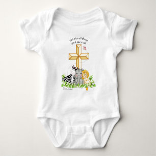 BaZooples "God zegene alles..." Baby Onsie Romper