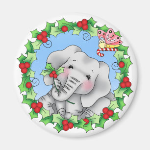 BaZooples Kerstfeest Joy Elsie Magnet Magneet