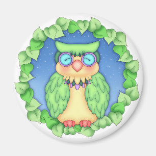 BaZooples "oliver" Owl Magnet Magneet