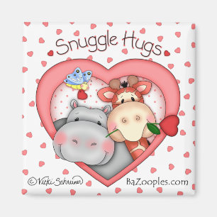 BaZooples "Snuggle Hugs" Love Magnet Magneet