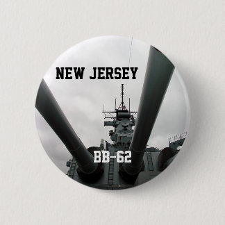 BB-62 Battleship New Jersey Ronde Button 5,7 Cm