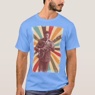 BB King  Retro Stijl T-shirt