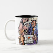 BB Latinas Can Stay Mug Tweekleurige Koffiemok (Links)