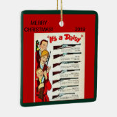 BB Pistolen kerstversiering Keramisch Ornament (Rechts)