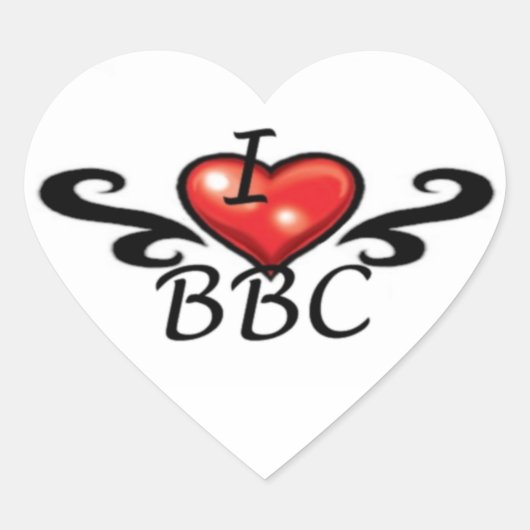 BBC HART STICKER (Voorkant)