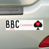 BBC Only Blade Spade Sign Thunder_Cove Bumpersticker (Op auto)