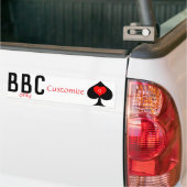 BBC Only Blade Spade Sign Thunder_Cove Bumpersticker (Op Truck)