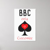 BBC Only Blade Spade Sign Thunder_Cove Canvas Afdruk (Voorkant)