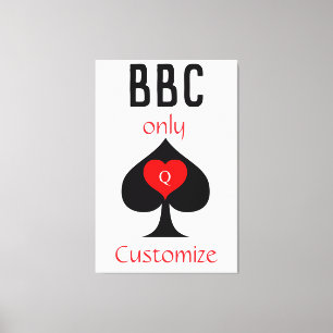 BBC Only Blade Spade Sign Thunder_Cove Canvas Afdruk
