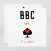 BBC Only Blade Spade Sign Thunder_Cove Kaart (Voorkant / Achterkant)