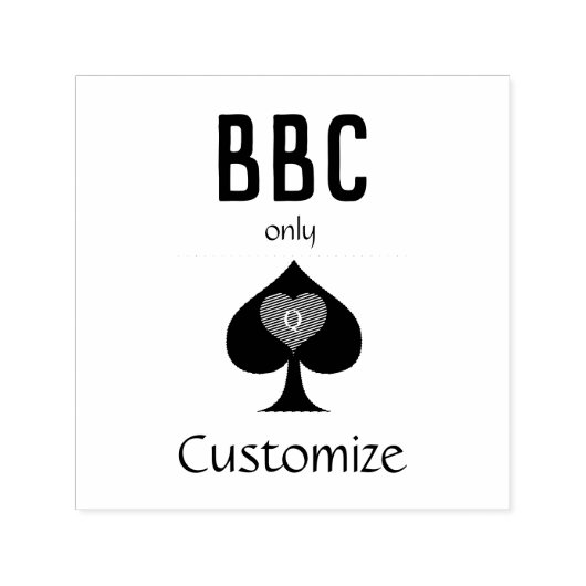 BBC Only Blade Spade Sign Thunder_Cove Zelfinktende Stempel (Design)