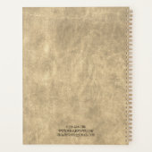 Bbeige Custom Business Organizer 2025 Logo de l'en (Dos)