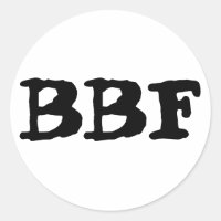 BBF, Best Friends Forever, Set de Stickers
