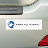 BBFA-Bumpersticker - kind Bumpersticker (Op auto)
