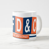 "BBFDnC" 20oz Extra Grote Beker (Voorkant rechts)
