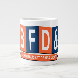 "BBFDnC" 20oz Extra Grote Beker