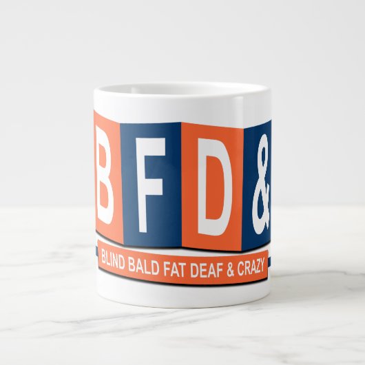 "BBFDnC" 20oz Extra Grote Beker (Voorkant)