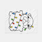 Bble Meme Christmas Funny I Am Bble Wash My Belly Fleece Deken (Voorkant (Horizontaal))