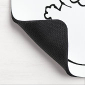 Bble Meme Funny Dog Brainrot Wash My Belly Meme Muismat (Hoek)